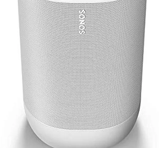Sonos Move lo Smart Speaker da Outdoor, Alimentato a Batteria per l'Ascolto della Musica D...