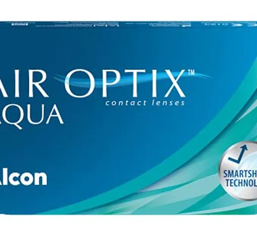 Air Optix Aqua - lenti mensile morbide, R 8.6, D 14.2, 6 pezzi, Diottrie -2.75