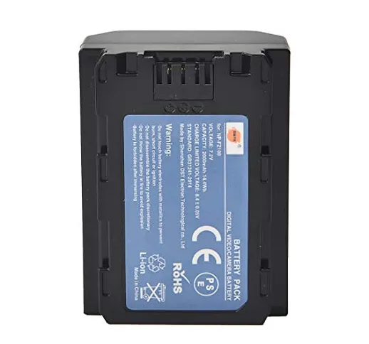 DSTE NP-FZ100 Batteria di ricambio compatibile per Sony Alpha 9, Alpha 9R, ILCE-9, ILCE-7R...