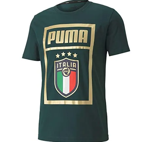 PUMA Tshirt Dna FIGC Verde 20/22 Italia M Verde