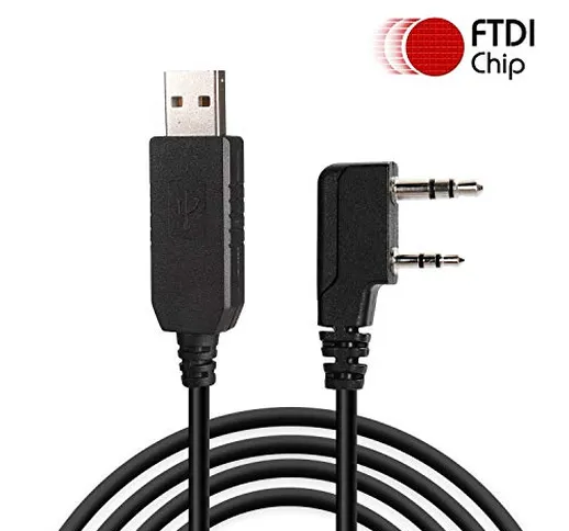 Radioddity PC001 FTDI-Chip USB Cavo di Programmazione UltraFast pour Baofeng BF-888S / UV-...