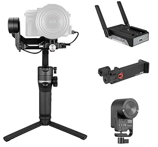 Zhiyun Weebill S Stabilizzatore gimbal portatile a 3 assi per fotocamere reflex mirrorless...