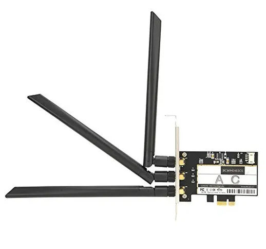 Adattatore WiFi PCI E dual band BCM943602CS, scheda di rete wireless 802.11ac 1300 Mbps co...
