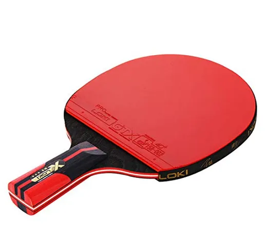 SHJMANPP Racchette Set da Ping Pong Set Racchette Ping Pong, 2 Racchette Ping Pong in Dopp...