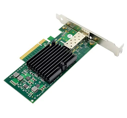 Moligh doll PCI-E X8 10 Gigabit Server Scheda di Rete nel Fibra PCIe 10GbE SFP + Scheda di...