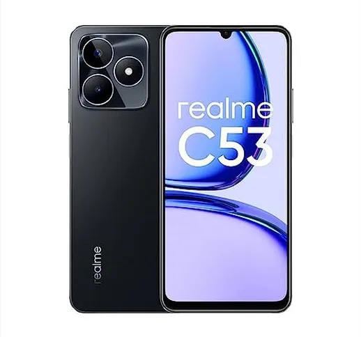 realme SMARTPHONE C53 6+128GB DUOS BLACK ITALIA