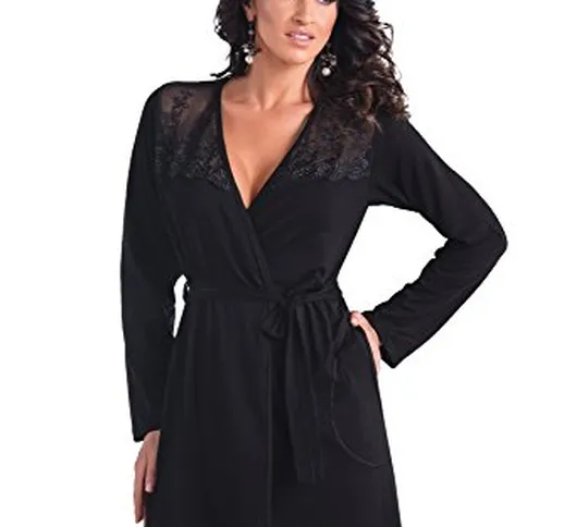 DONNA Elegante Négligé/Camicia da Notte in un'esclusiva Confezione Regalo (S (40/42), Vest...