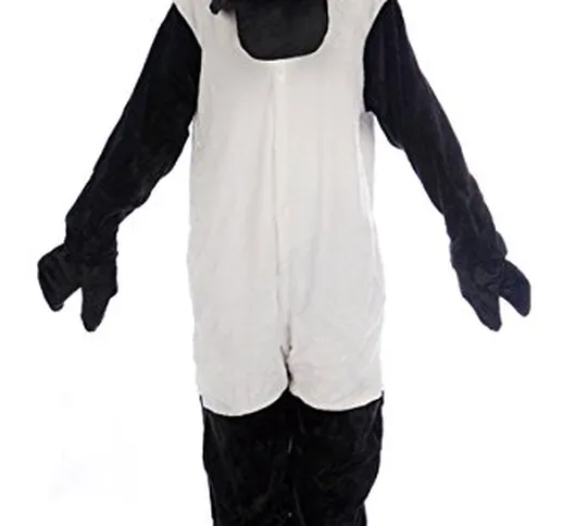 Adulto Unisex PECORA NERA onesie KIGURUMI VESTITO carnevale COSTUME stravagante felpa con...