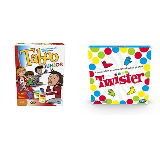 Hasbro Gaming Taboo Junior Gioco In Scatola Per Bambini Da 8 Anni In Su, 14334103 & Twiste...