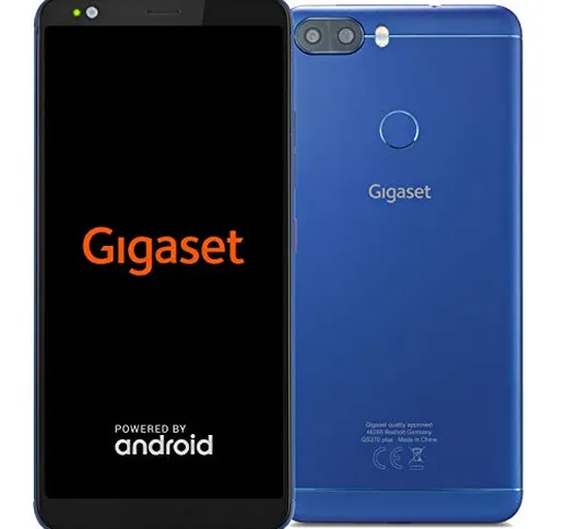 Gigaset GS370 Plus Smartphone - 14,4 cm (5.7"), 64GB, 4GB RAM, 13 MP Fotocamera, Android 7...