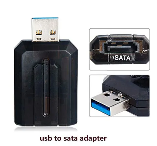 CY, adattatore convertitore da USB 3.0 a SATA interno a 7 pin 3G bps per hard disk da 2,5"...