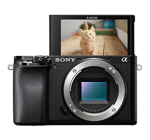 Sony Alpha 6100 - Fotocamera Digitale Mirrorless ad Obiettivi Intercambiabili, Sensore APS...