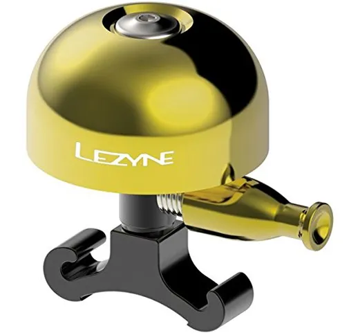 LEZYNE Classic Brass Bell Campanello per Bici, Nero, M