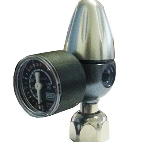 Riduttore Pressione ForHome® Per Bombole Co2 Da 4 Kg Ricaricabili Attacco Eu 21,8X1/14.