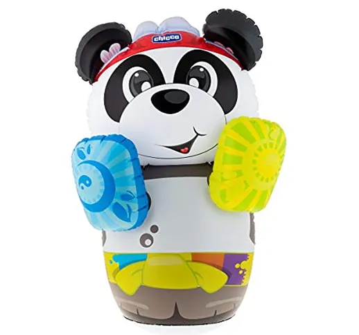 Chicco Panda Boxing Coach, Sacco da Boxe Bambini Gonfiabile Elettronico con Suoni Diverten...