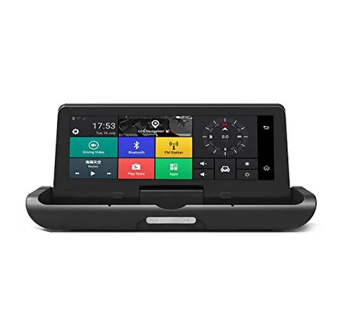 TOOGOO Foldable Auto Dvr 8 Pollici Dash Cam Android 5.1 GPS Telecamere di Navigazione Auto...