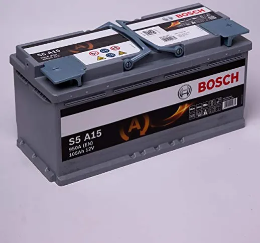 BOSCH S5 A15 Batteria Silver Auto 12V 105Ah 950A/EN