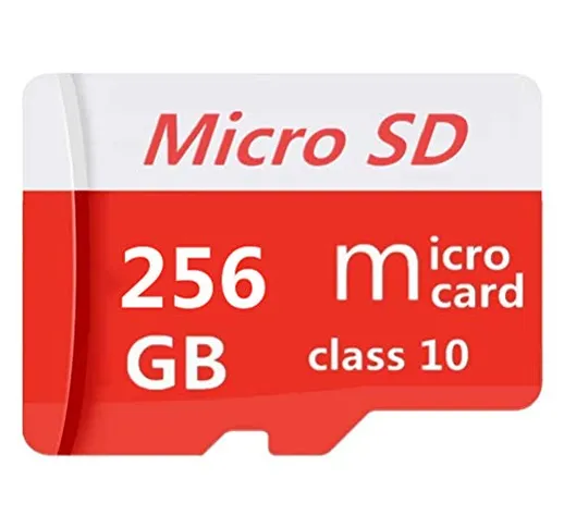 Genericce - Scheda Micro SD SDXC ad alta velocità da 256 GB/512 GB/1024 GB, classe 10, con...