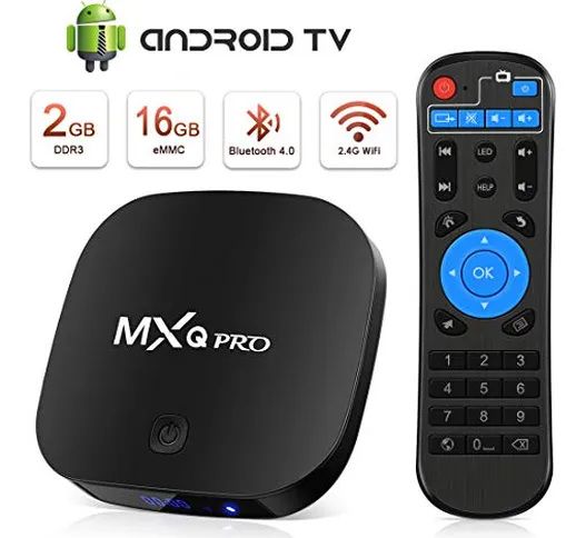 Android TV Box, TV Box Android Superpow Smart TV Box MXQ PRO S Quad Core 2GB RAM+16GB ROM,...