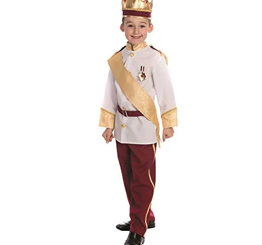 Dress Up America Costume Principe Reale per ragazzi per Bambini, Multicolore, taglia 8-10...