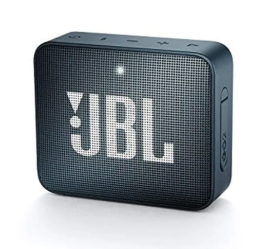 JBL GO 2 Speaker Bluetooth Portatile – Cassa Altoparlante Bluetooth Waterproof IPX7 – Con...