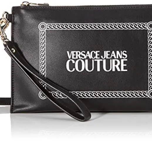 Versace Jeans Wallet, Portafoglio Donna, Nero (Nero), 2x16x25 cm (W x H x L)