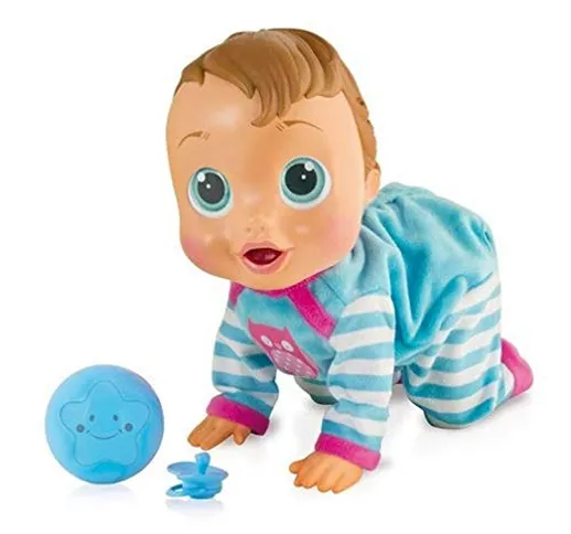 IMC Toys TEO Bebè, Bambola interattiva, Multicolore, 94727IMIT, Lingua Italiana,