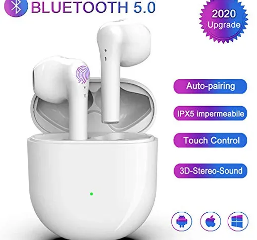Auricolari Bluetooth Cuffie Bluetooth 5.0 Auricolari Del Rumore 3D Lsolamento Acustico Ste...