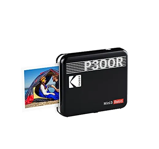 Kodak Mini 3 Stampante portatile per Smartphone, Foto istantanee formato quadrato 76x76 mm...