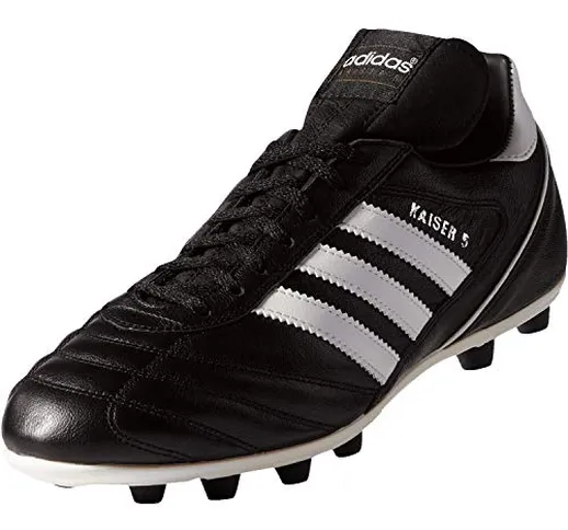 Adidas Kaiser 5 - Scarpe da calcio, Nero (nero bianco), 44 2/3 EU