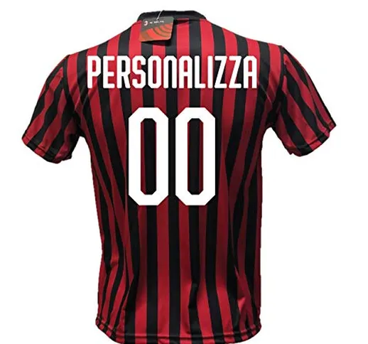 DND DI D'ANDOLFO CIRO Maglia Calcio Milan Personalizzabile Replica Autorizzata 2019-2020 T...