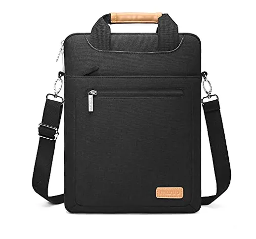 MOSISO Verticale Laptop Borsa a Tracolla Compatibile con MacBook PRO/Air 13, 13-13,3 Polli...