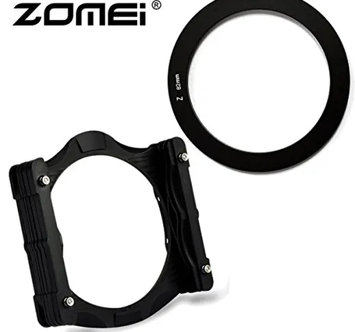 ZOMEI - Adattatore multifunzione, supporto di filtro quadrato, 150 x 100 mm + anello adatt...