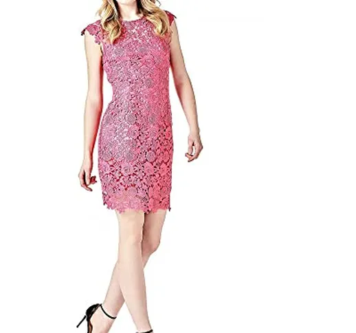 Guess - Vestito in pizzo Joya rosa Rosa XL