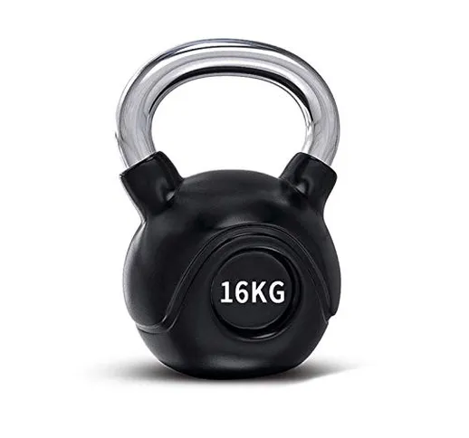 WANGSHI Kettlebell Rivestiti Opachi - Peso Disponibile: 4, 6, 8, 10, 12, 14, 16, 18, 22, 2...