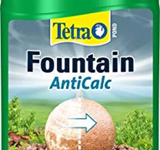 Tetra Pond Fountain AntiCalc 250 ml, Elimina in Modo Permanente Il Calcare da Fontane e Va...