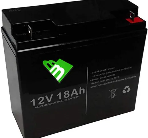 12V 18Ah batteria al piombo ermetica ricaricabile per UPS gruppi di continuità antifurti a...