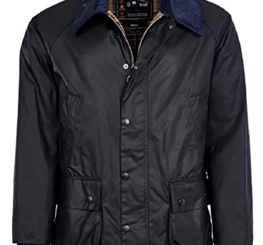 Barbour MWX0018-NY91 Bedale Wax Jacket Classic Giacca Uomo Impermeabile BLU NAVY Regular F...