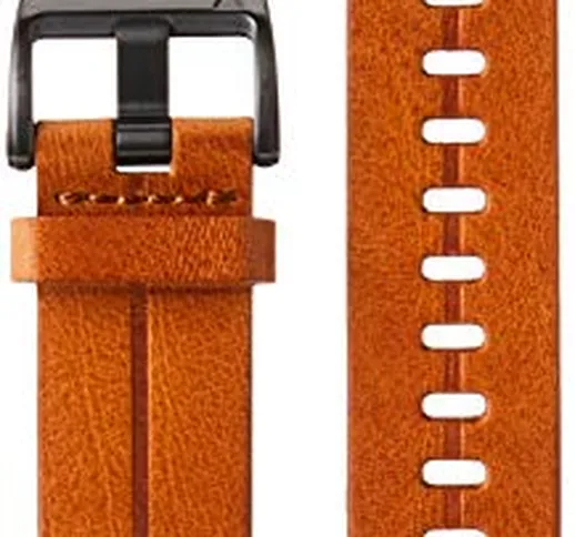 Garmin Quickfit Cinturino, pelle di castagno, 22 mm