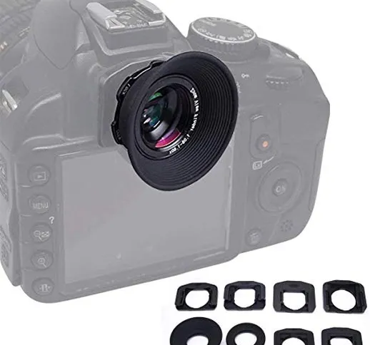 McoPlus 1.08x-1.60x Zoom Mirino Lente per oculare per Canon 5D Mark II III 6D 7D 60D 70D 5...