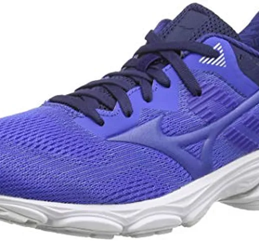 Mizuno Wave Inspire 16, Scarpe Running Donna, Blu (Blue/Blue/Med Blu 22), 41 EU