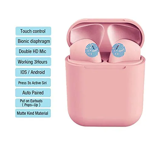 Bluetooth 5.0 Sport audio Auricolare stereo wireless HIFI in-ear con microfono per tutti i...