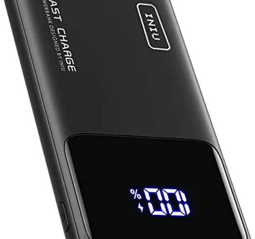 INIU Power Bank, Slimmest Fast Charge Powerbank 10000mAh, 22.5W Caricatore Portatile PD3.0...