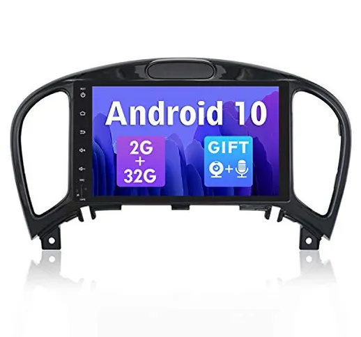 SXAUTO Android 10 Doppia Din Autoradio Compatibile Juke J15 (2012-2019) - Gratuita Camera...