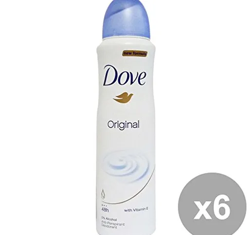 DOVE Set 6 Deodorante Spray Original 150 Ml. Cura Del Corpo