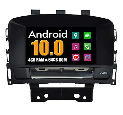 Roverone sistema Android 7 Pollici doppio DIN autoradio GPS per Opel Astra J g con navigaz...