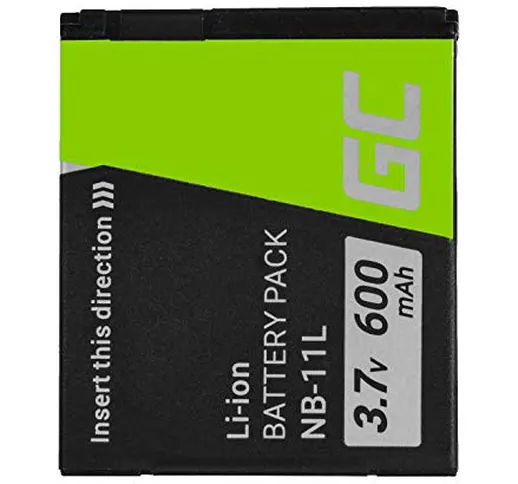 Green Cell® Batteria NB-11L NB-11LH per Canon IXUS 125 HS 133 140 150 170 180 240 HS SX400...