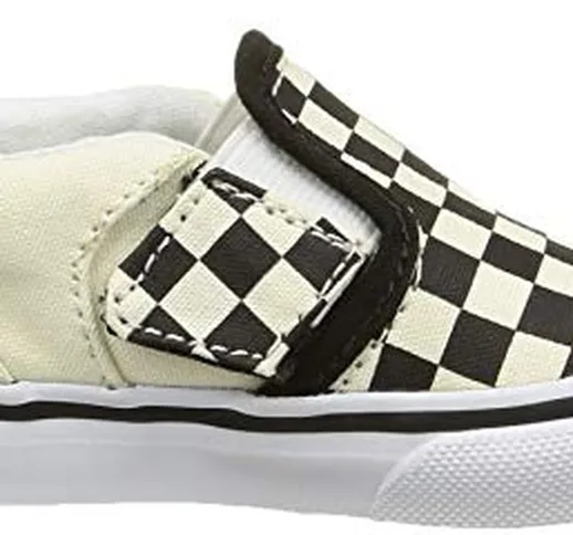 Vans Asher V, Sneaker Unisex – Bambini, Checkers/Black/Natural, 25 EU