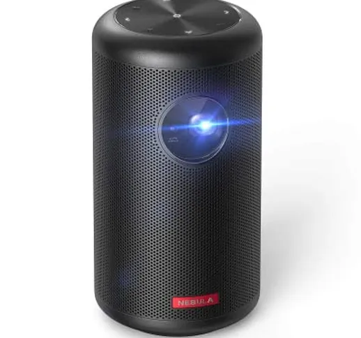 NEBULA Mini- Proiettore a capsula portatile, 100" e LED, Wi-Fi e Bluetooth, 726 g, colore:...