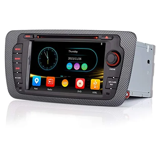 iFreGo 7 pollici 2 Din Autoradio touchscreen Per Auris 2007-2013, navigazione GPS, lettore...